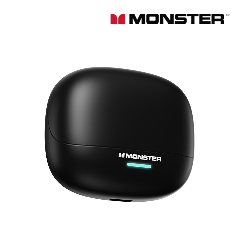 Monster MQT52 سماعة الألعاب TWS سماعة لاسلكية تعمل بالبلوتوث 5.4 HIFI سماعات صوت ستيريو يتحدث مع خاصية إلغاء الضوضاء سماعات أذن مع ميكروفون