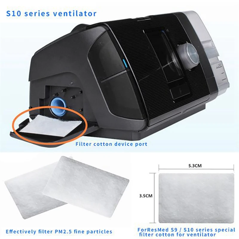 30 قطعة مرشحات الهواء المتاح قسط المتاح العالمي استبدال مرشحات ل ResMed AirSense 10 AirCurve10 S9