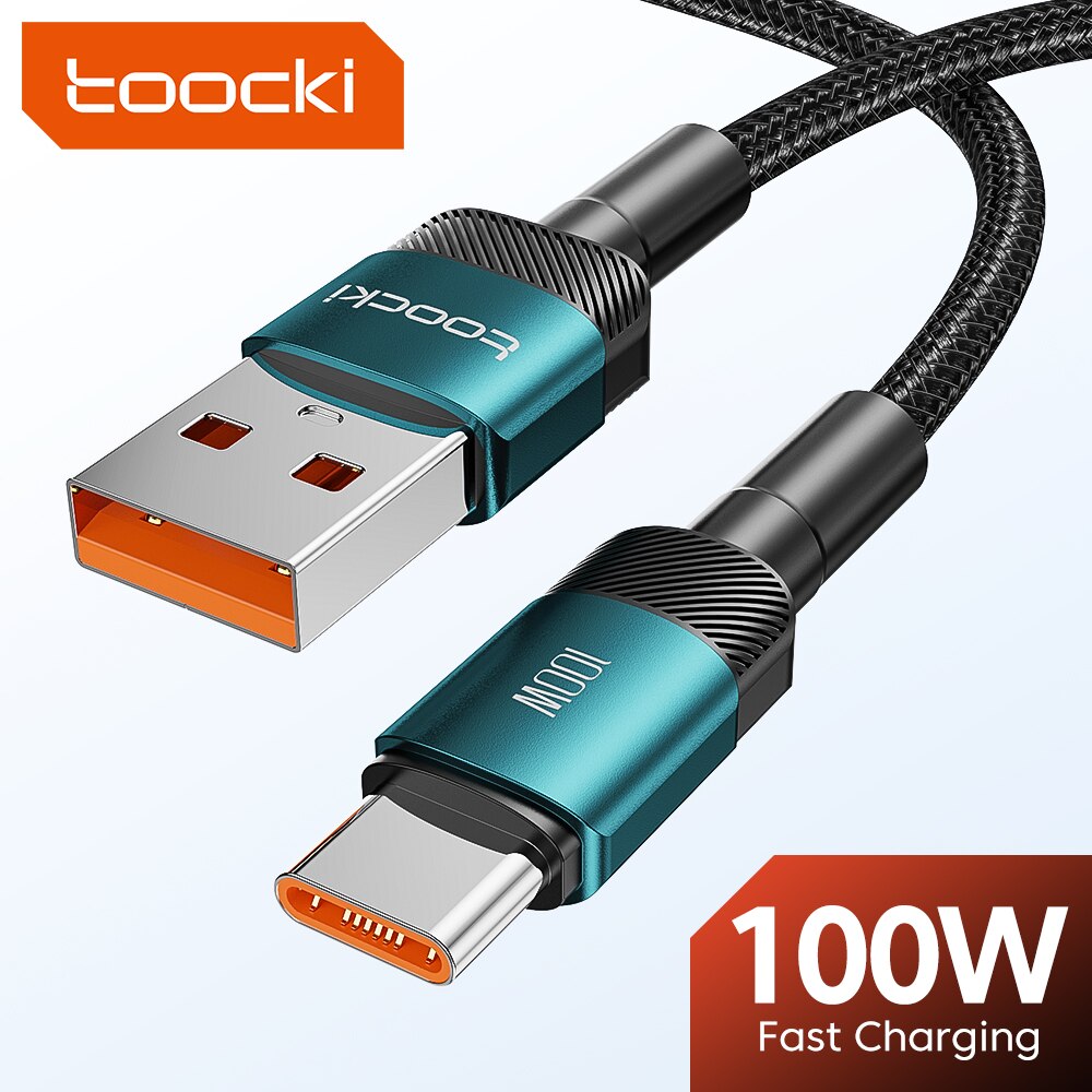 Toocki USB نوع C كابل شحن سريع USB C شاحن الحبل آيفون 15 14 13 12 11 هواوي P40 P30 Realme ممن لهم Oneplus قوة البنك