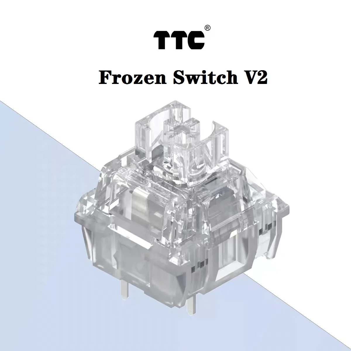 TTC المجمدة التبديل V2 لوحة المفاتيح الميكانيكية مفاتيح صامتة 3 دبابيس الخطي 39gf RGB شفافة مخصصة لوحة مفاتيح الألعاب للاعبين