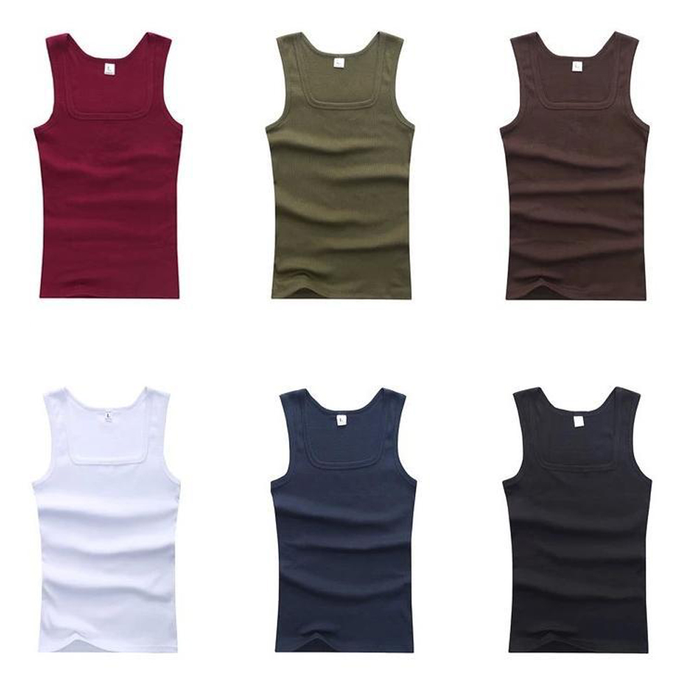 2020 الصيف حجم كبير ملابس الرجال تانك القمم أسود أبيض رمادي Singlets أكمام اللياقة البدنية الرجال سترة عادية كمال الاجسام سترة جديد