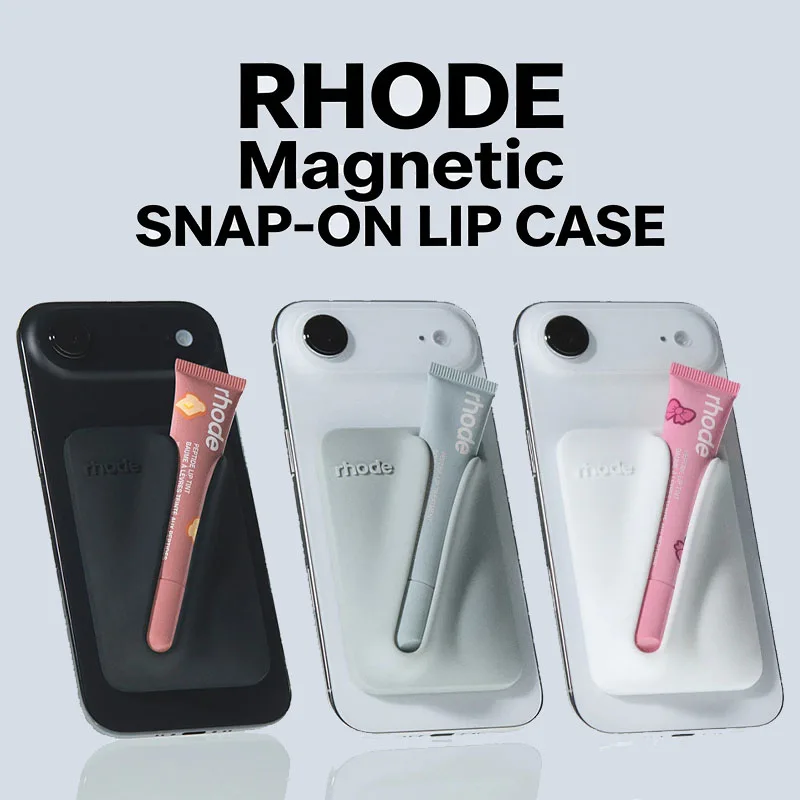 حافظة هاتف مغناطيسية من Rho مع حامل لمعان الشفاه متوافقة مع MagSafe لهواتف آيفون 17 إير و16 و15 و14 و13 و12 و11 برو ماكس