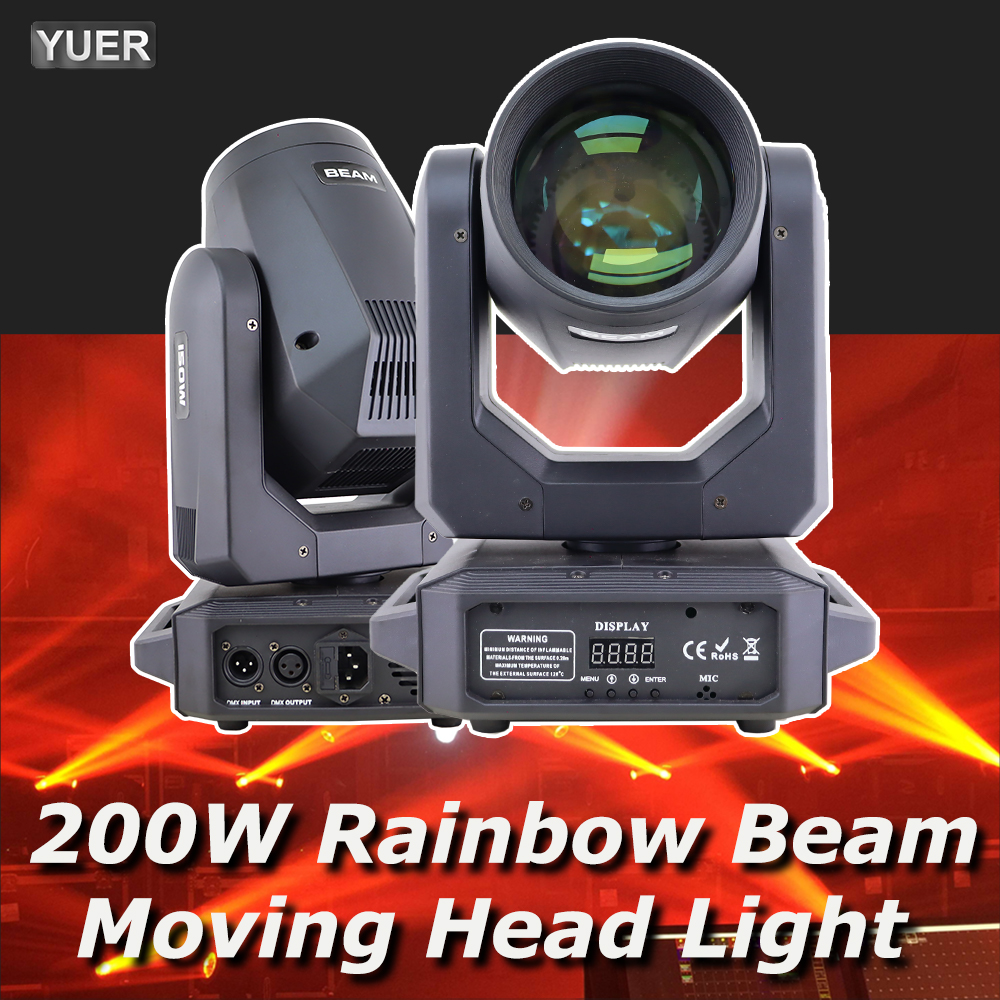 LED تتحرك رئيس ضوء 200 واط شعاع + بقعة + 18 المنشور الدورية + قوس قزح 12 Gobo 8 تأثير اللون Dj Dmx المرحلة ضوء تأثير ضوء ديسكو بار