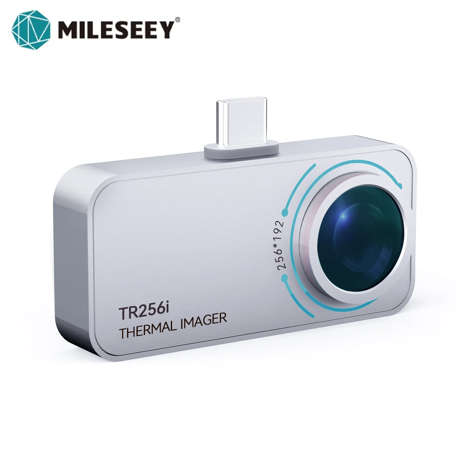 كاميرا التصوير الحراري MILESEEY TR256i 192*256 كاميرا حرارية أندرويد/آيفون، كاميرا حرارية تعمل بالأشعة تحت الحمراء لإصلاح ثنائي الفينيل متعدد الكلور، HVAC