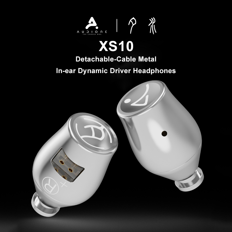 سماعات أذن HE x Xishui XS10 ذات كابل قابل للفصل ومحرك ديناميكي معدني داخل الأذن