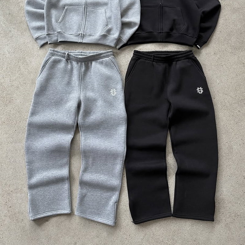 الخريف الرباط سستة Sweatpants بلون عارضة شارع العليا الهيب هوب الراب الشارع Y2K نمط السراويل عالية الخصر