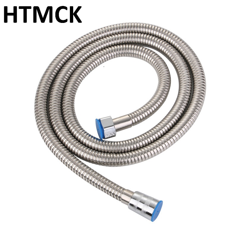 أنبوب مياه مرن من الفولاذ المقاوم للصدأ من HTMCK - أنبوب رأس دش مقاوم للماء - إكسسوارات الحمام