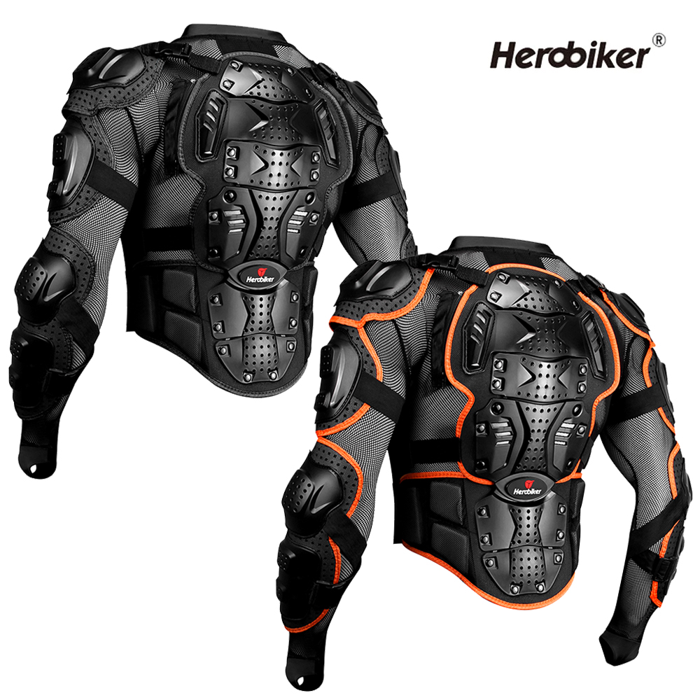HEROBIKER موتوكروس سترة دراجة نارية درع الرجال درع للجسم دراجة نارية ركوب حماية دراجة ركوب سترة حماية S-5XL