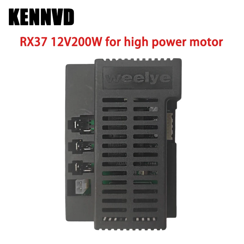 Wellye Weelye 12 فولت RX37 ركوب كهربائي للأطفال عالي الطاقة على السيارة 2.4G بلوتوث جهاز التحكم عن بعد استقبال اللوحة الأم الارسال