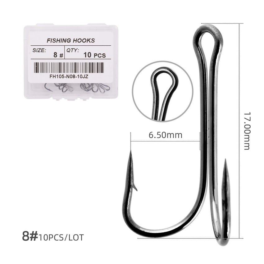 10 قطعة طويل عرقوب مزدوجة هوك Weedless الصيد هوك يطير ربط Duple هوك ل تهزهز باس خطاف الصيد صندوق معالجة الصيد ل إغراء لينة