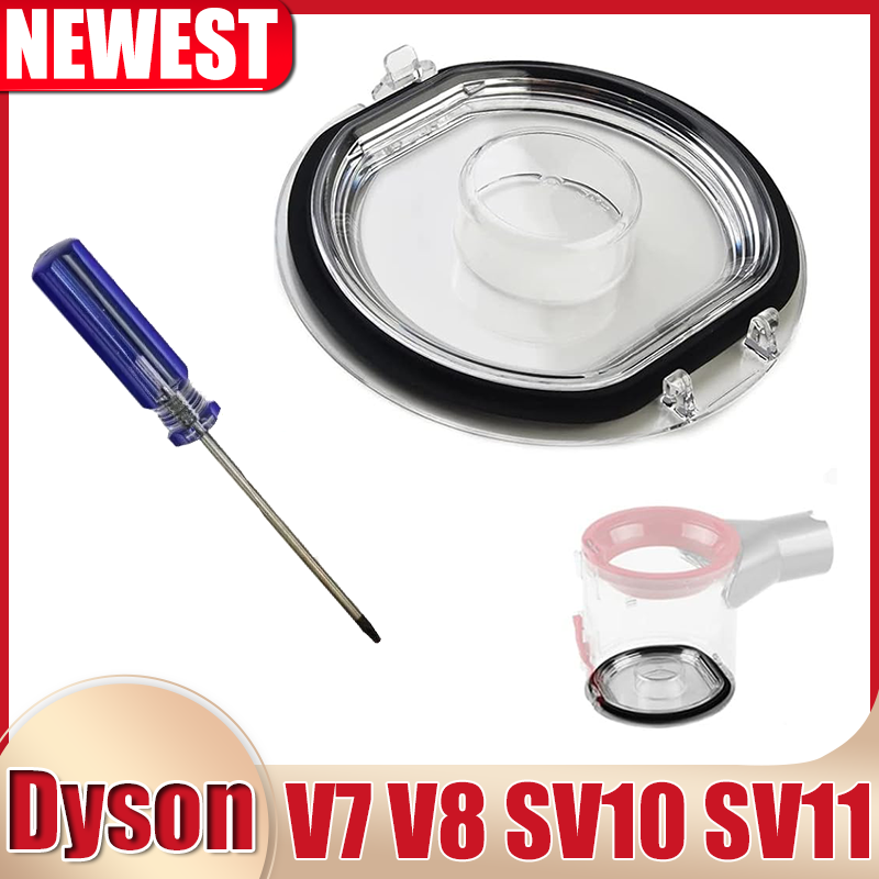 غطاء حاوية الغبار غطاء دلو غطاء الأرضية وحلقة لإحكام الإغلاق لدايسون V7 V8 SV10 SV11 مكنسة كهربائية استبدال كوب الغبار