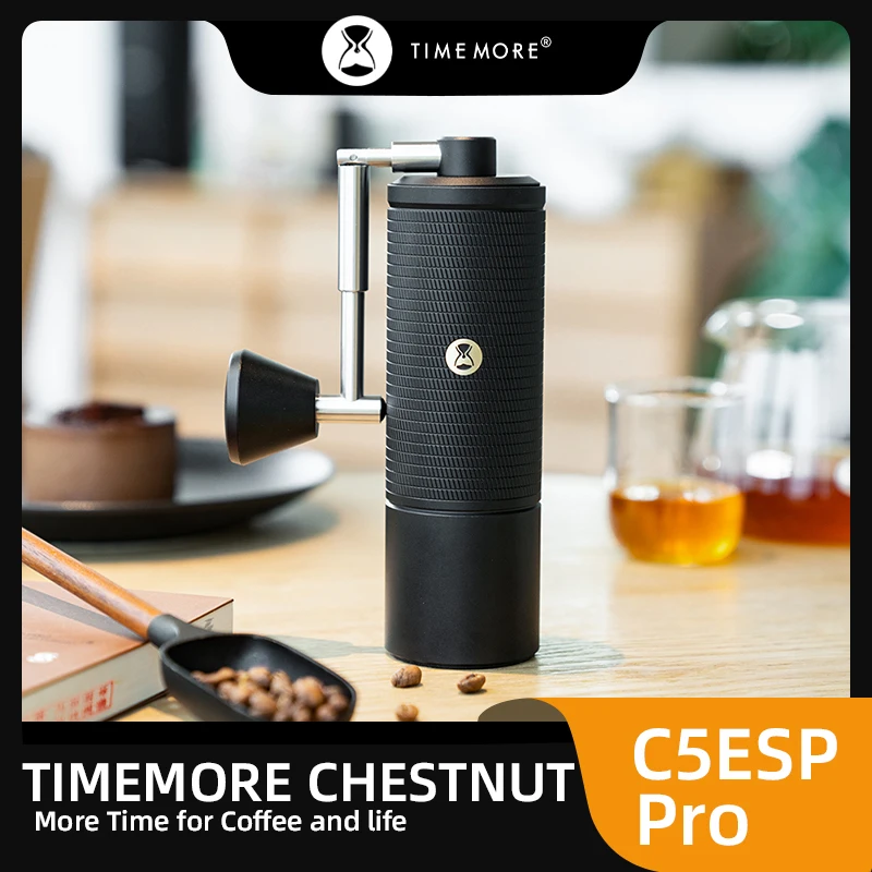 TIMEMORE الكستناء C5 ESP PRO مطحنة القهوة اليدوية اليدوية القابلة للتعديل الصلب الأساسية لدغ إرسال فرشاة التنظيف في الهواء الطلق المحمولة