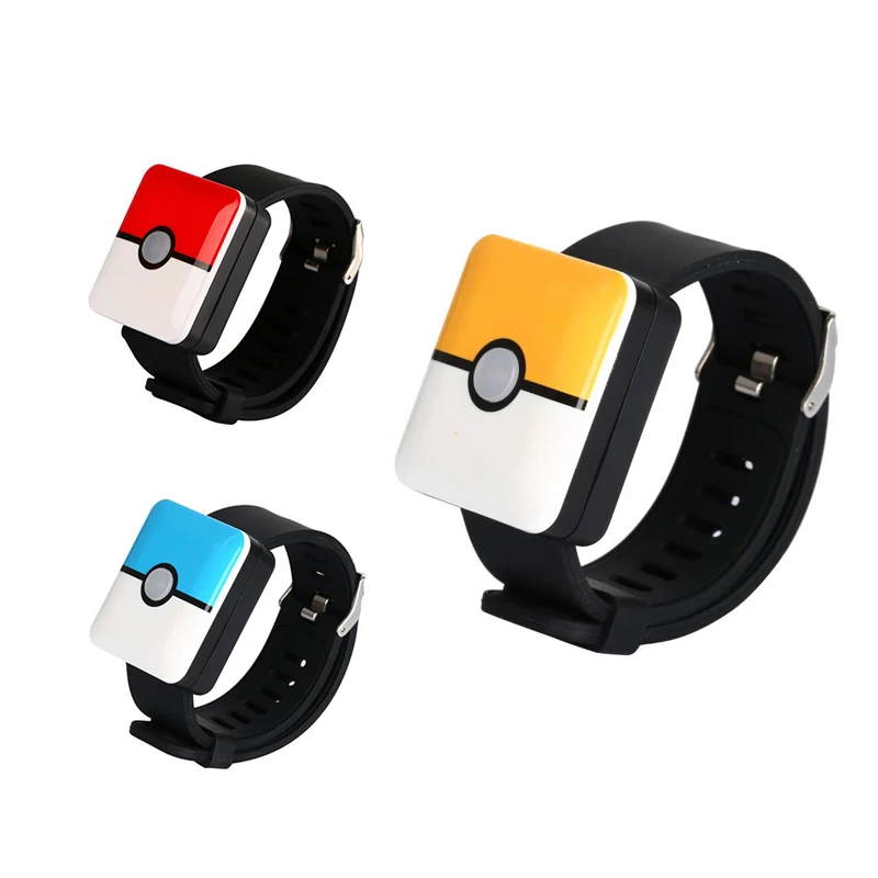 سوار Catch لجهاز Pokemon Go Plus سوار معصم مربع قابل لإعادة الشحن بتقنية البلوتوث لنظام Android IOS