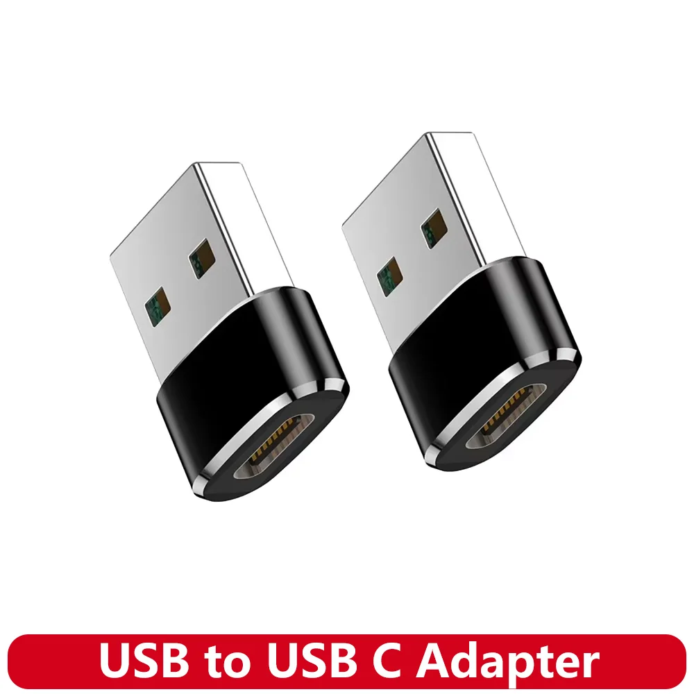محول USB إلى USB C لهاتف iPhone 17 USB C أنثى إلى USB ذكر شاحن سيارة محول من النوع C محول لأجهزة Apple 16 لهاتف Samsung Galaxy