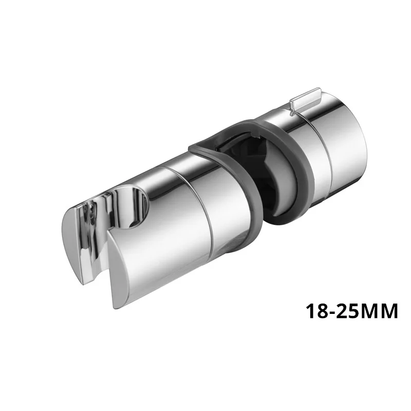 إكسسوارات الحمام الشاملة 18~25mm بلاستيك ABS قابل للتعديل مقبض حامل قضيب душ حامل مقبض قابل للتعديل حامل حامل استبدال