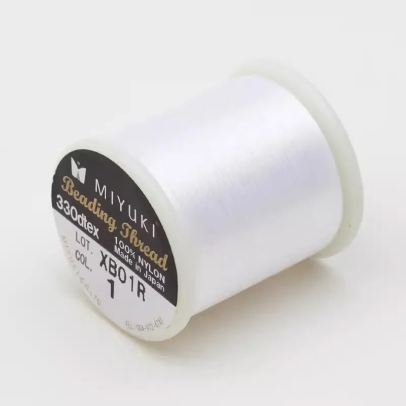 55 ياردة اليابان ميوكي الموضوع 100% النايلون الديكور الموضوع 330 DTEX 0.225 مللي متر سلك حبل مرن الديكور الموضوع للأساور DIY بها بنفسك