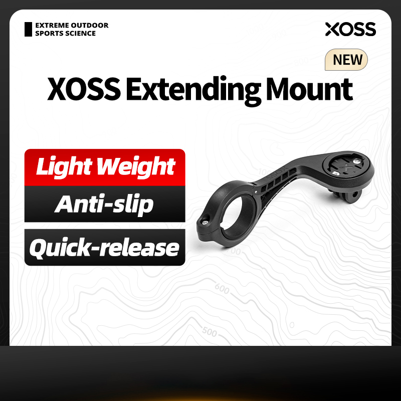 XOSS دراجة المقود تمديد قوس الدراجة العلوي جبل بار حامل الكمبيوتر فانوس مصباح دعم رف الألياف حامل