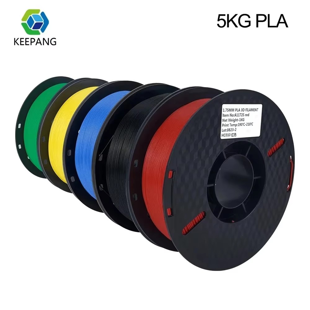 خيوط طباعة ثلاثية الأبعاد PLA متعددة الألوان 5 كجم، 1 كجم، 1.75 مم، مادة PLA للطابعات ثلاثية الأبعاد، خيوط طباعة ثلاثية الأبعاد PLA