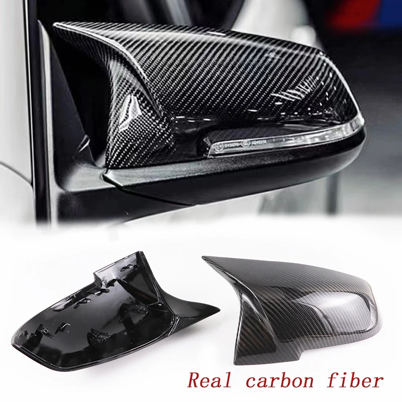2014-2019 لسيارات BMW 1 2 4 3 Series GT F20 F21 F22 F23 F30 F31 F32 F33 F34 F35 F36 X1 E84 M2 F87 استبدال غطاء مرآة من ألياف الكربون