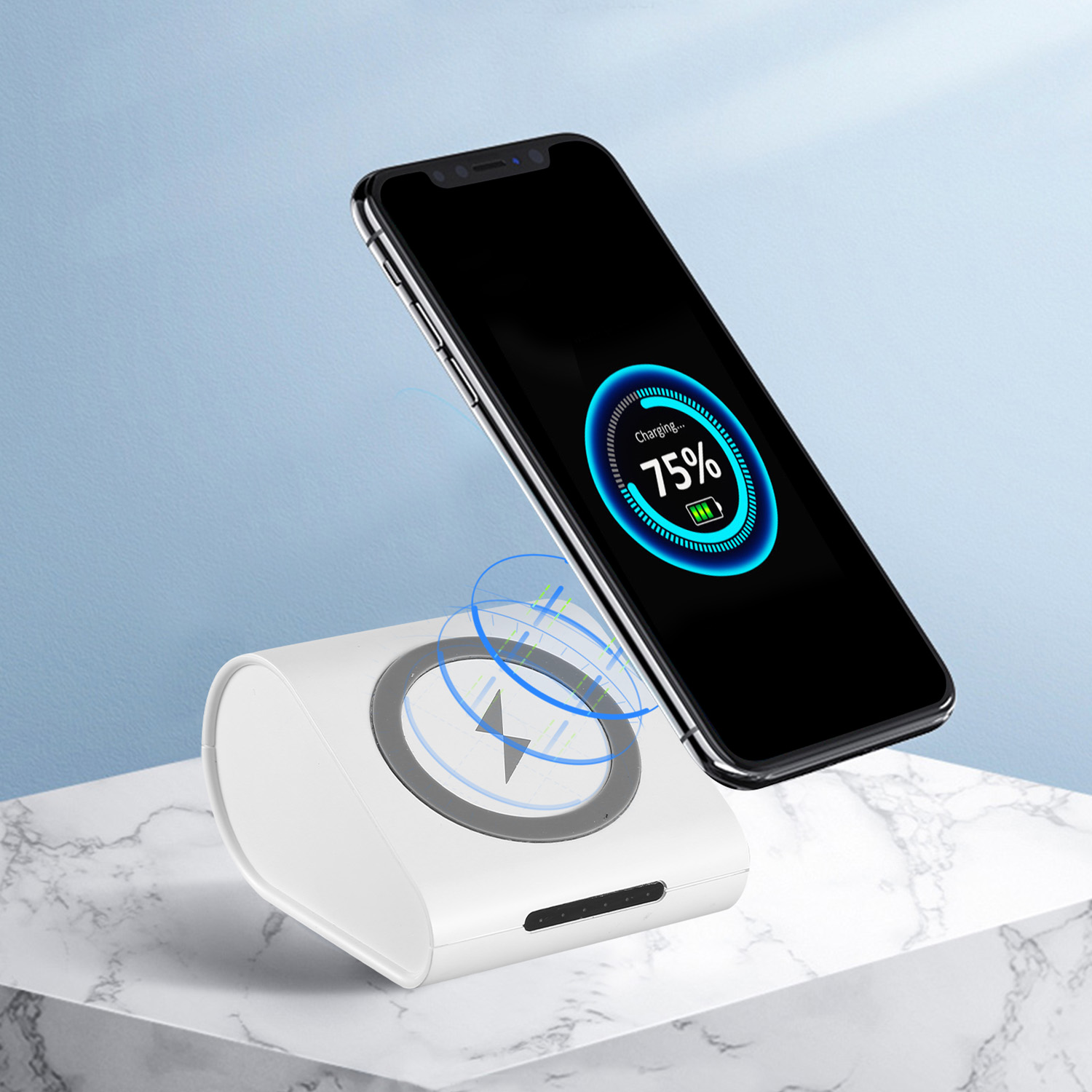 بطارية 10400mAh شحن لاسلكي Qi للهواتف الذكية