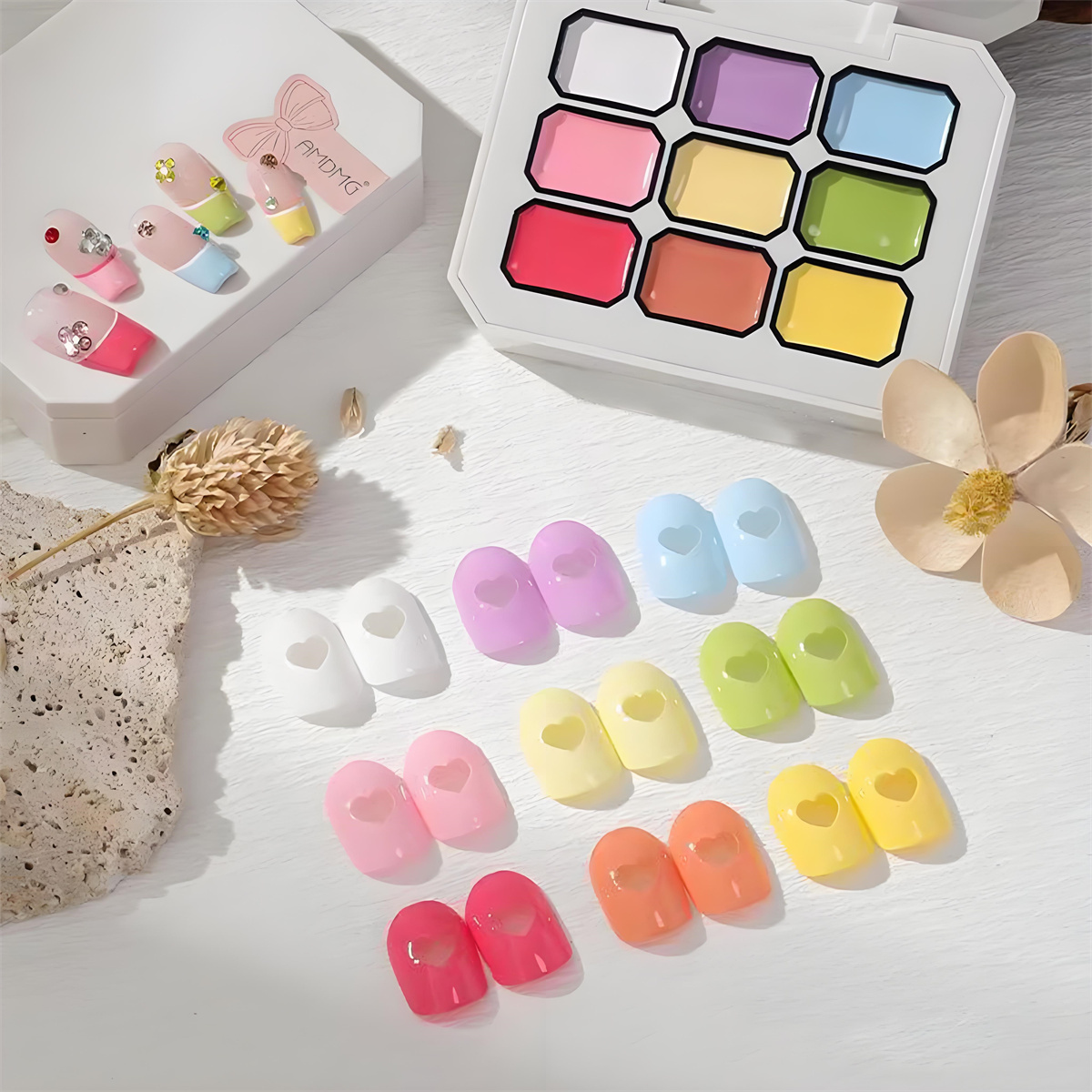 1pc 9-لون جديد شائع جل تدرج حلم 질كستشر Gradient Texture Soak Off UV&LED جل تصفيح أظافر فن CREATE Creation صالون عيد الميلاد DIY Ins