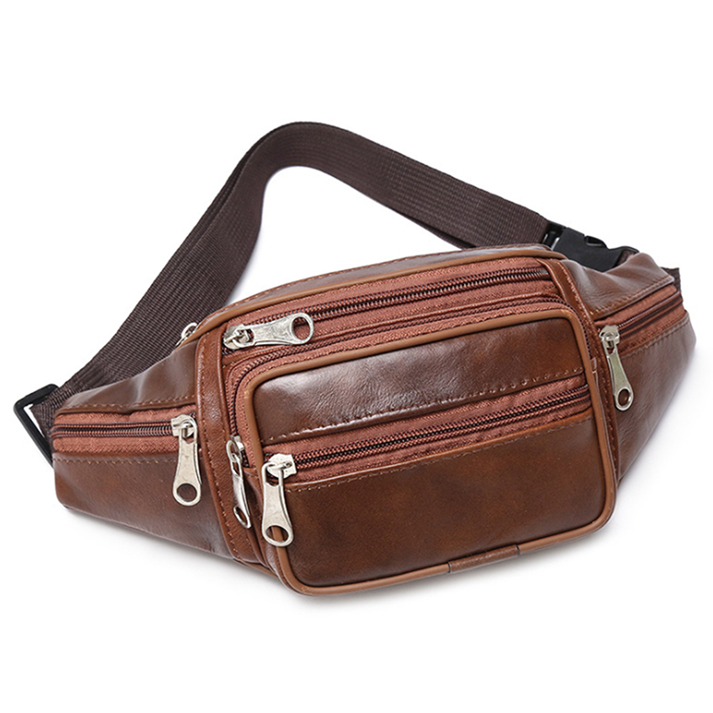 الرجال الخصر حزمة بولي Leather حقيبة جلدية حزام الخصر حقيبة الذكور الجلود الاصطناعية حزمة مراوح موضة فاخرة حقائب كتف صغيرة للرجال