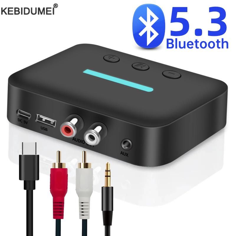 جهاز استقبال صوت بلوتوث USB ، مهايئ موسيقى ستيريو لاسلكي ، من من من من نوع X ، R ، L ، RCA ، يدعم تشغيل القرص U لسماعات سطح المكتب ، أمبير