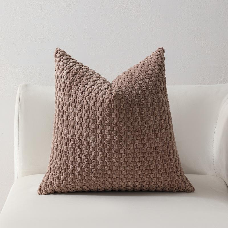 غطاء وسادة أريكة من المخمل الناعم بتصميم مزدوج الجانب، غطاء وسادة ظهر المكتب، غطاء وسادة جنب السرير، متين