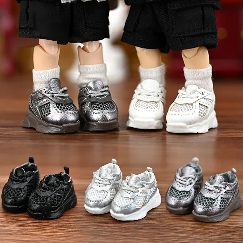أحذية Ob11 أحذية رياضية كاجوال أحذية رياضية للأب لـ GSC، P9، UFdoll، YMY Body، P10، Molly، Obitsu11، 1/12BJD إكسسوارات دمي