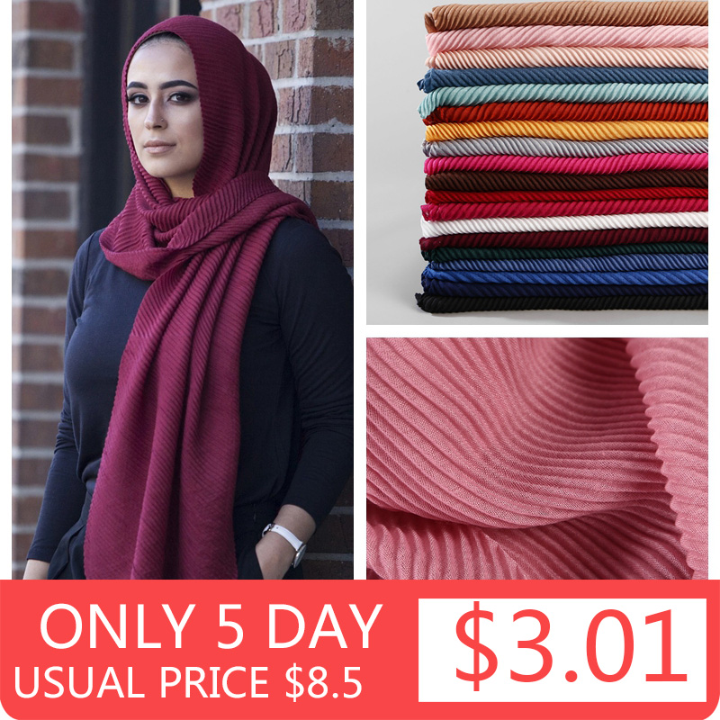 2022 المرأة عادي القطن وشاح رئيس الحجاب التفاف الصلبة التستر الكامل شالات Foulard فام عقال التجعيد مسلم الحجاب مخزن