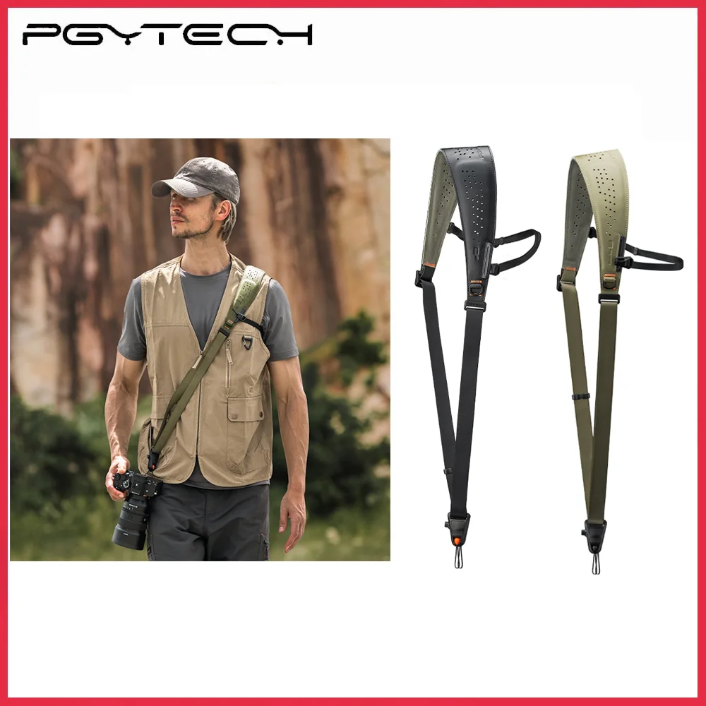 حزام كاميرا PGYTECH Pro سريع التحرير وحزام كتف للكاميرا شديد التحمل