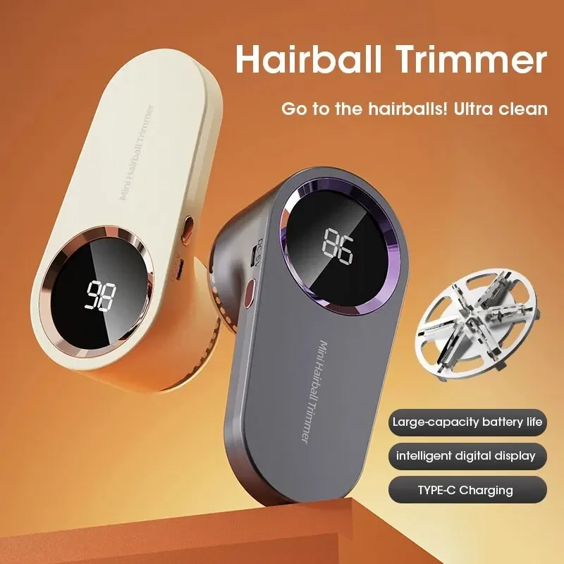 مزيل الشعر للملابس LED الرقمية الكهربائية حبات مزيل الشعر القماش شفرة كهربائية قابلة للشحن من USB مزيل الوبر السويترات التوصيل المباشر