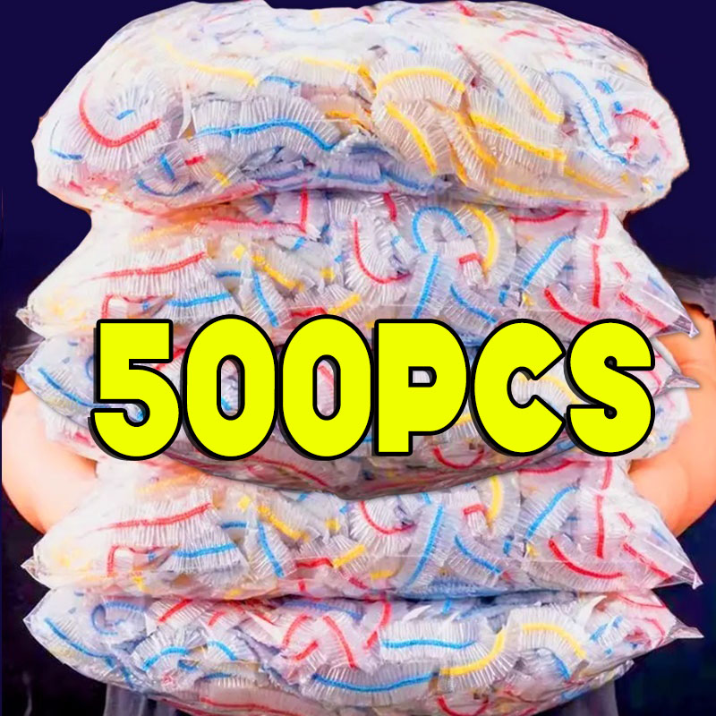 500/50 قطعة غطاء للطعام القابل للتصرف غطاء طعام فواكه غطاء دش بلاستيكي مرن الغذاء الصف حقيبة التخزين منظم مطبخ غشاء تغليف