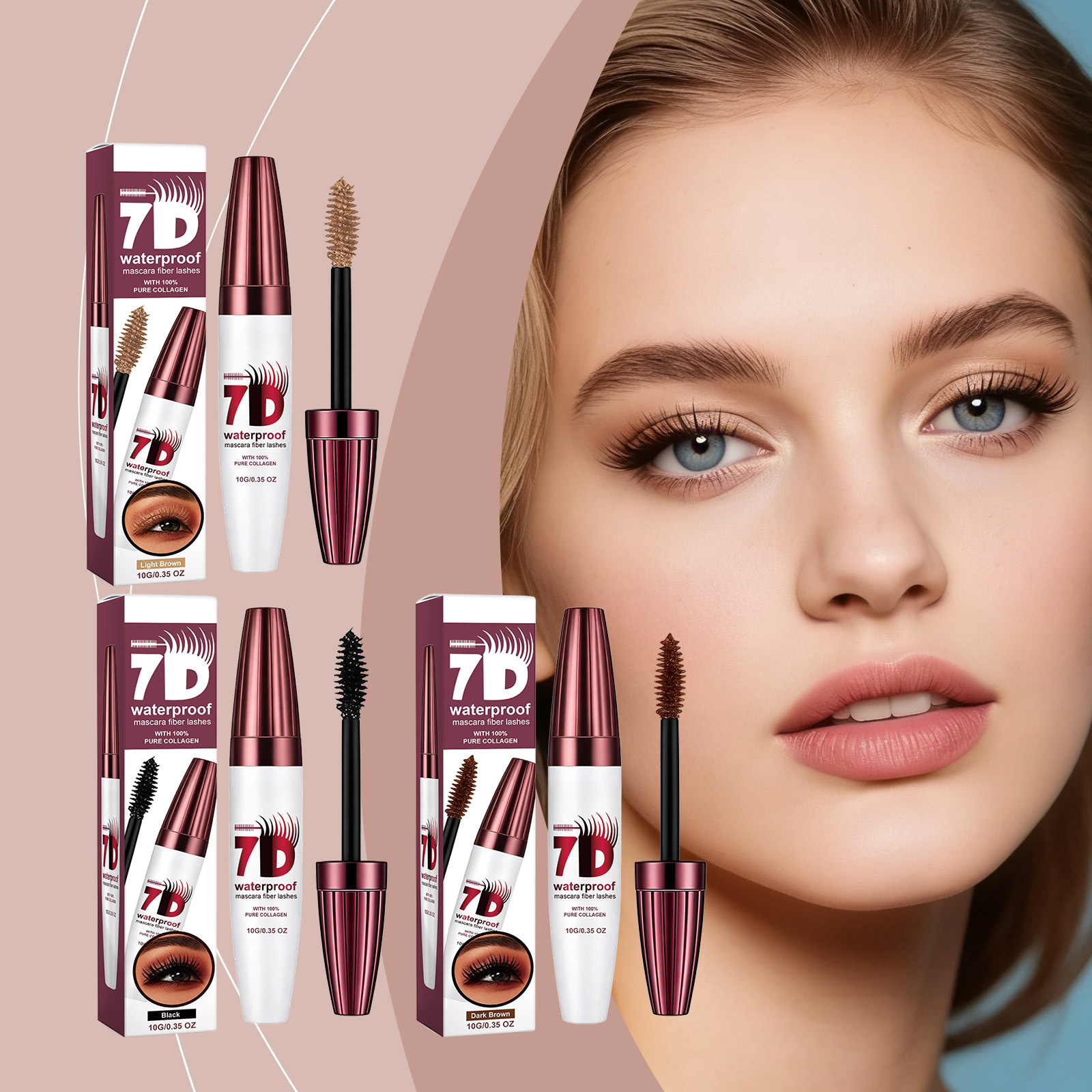 ماسكارا ثلاثية الأبعاد سميكة