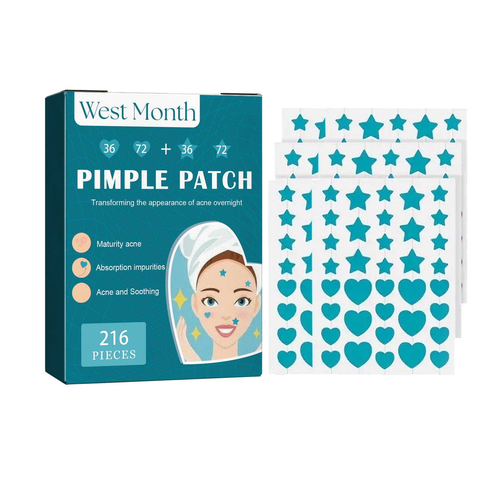 patch حب الشباب هيدروكولود قابل للتنفس