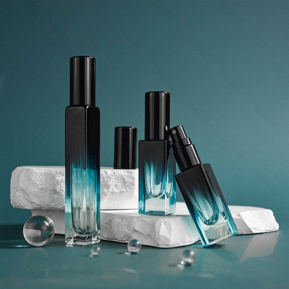 عطر بخاخ زجاجي مربع ، عبوات عطر محمولة للسفر ، حاوية قابلة لإعادة الملء ، عطر راقٍ ، 5 من الزجاجة ، 10 من 100 ، جديد
