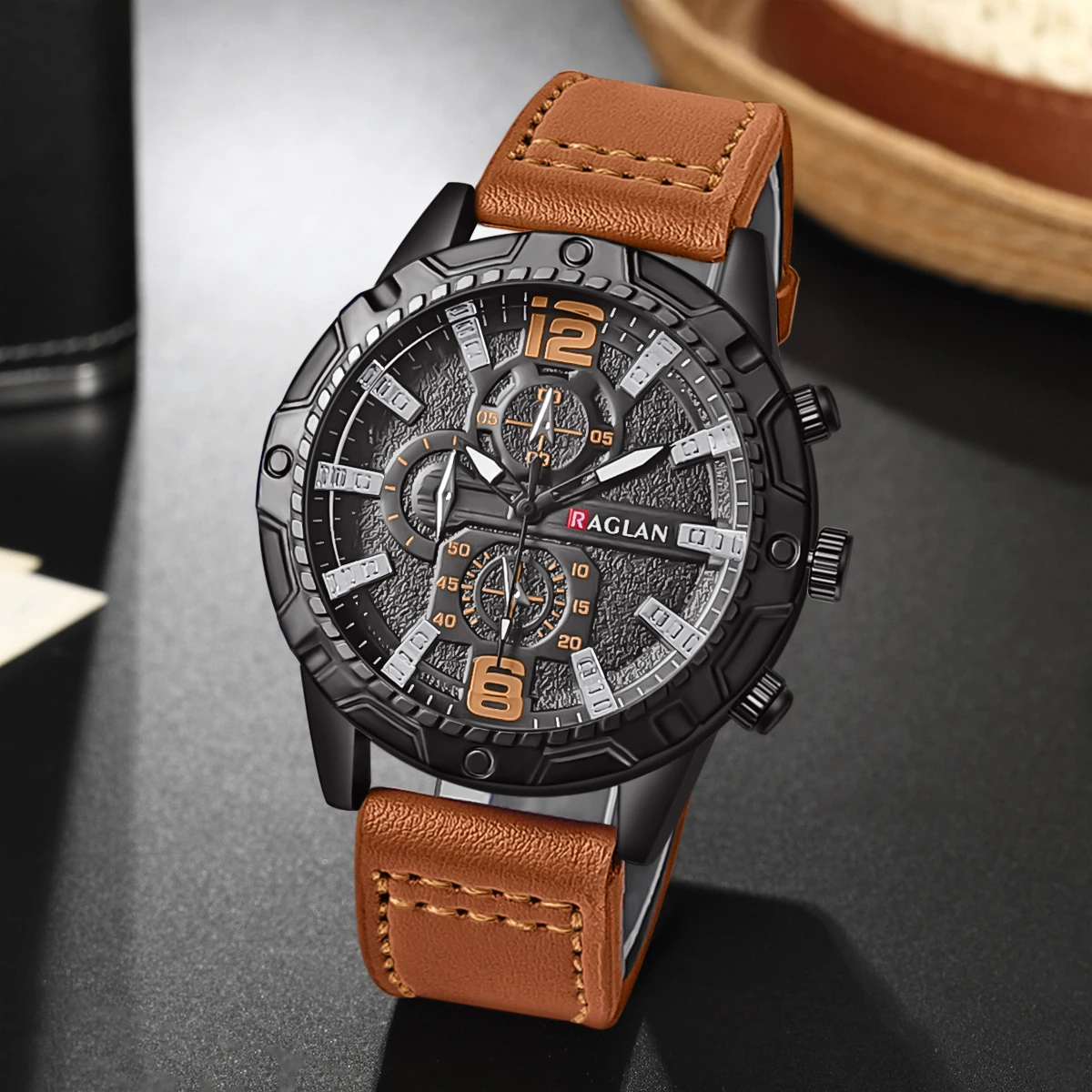 أفضل ماركة ساعة للرجال موضة الساعات حزام من الجلد ساعة رجل ساعة اليد هدية Relogio Masculino Reloj Hombres