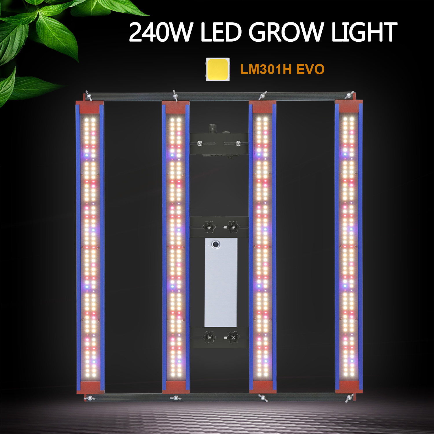 مصباح نمو LED طراز LM301H EVO V5 بقوة 150 واط و240 واط و320 واط مع محرك Meanwell، لوحة LED بتقنية كوانتوم، مصباح للزراعة والبستنة