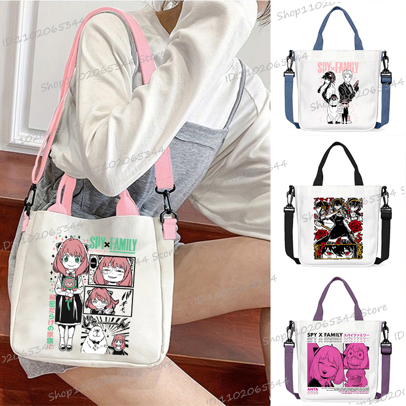 New Fashion Spy × Family Yor Forger Printed Casual Shoulder Bags Men Women Aesthetics Anime Trend Crossbody Bags for Unisex