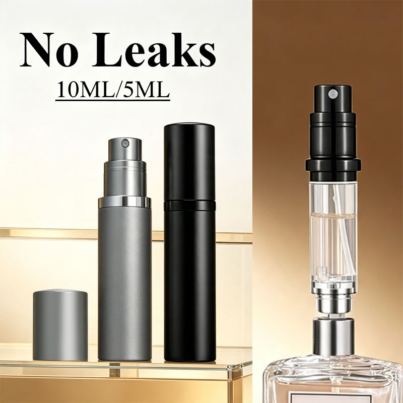 10/5 مللي رذاذ عطر حاوية سائلة محمولة لمستحضرات التجميل السفر رذاذ ألومنيوم صغير زجاجة فارغة قابلة لإعادة الملء كوسامريكا