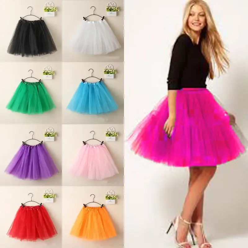 المرأة الصيف خمر تول تنورة الكبار يتوهم الباليه Dancewear زي حفلة الكرة ثوب تنورة صغيرة