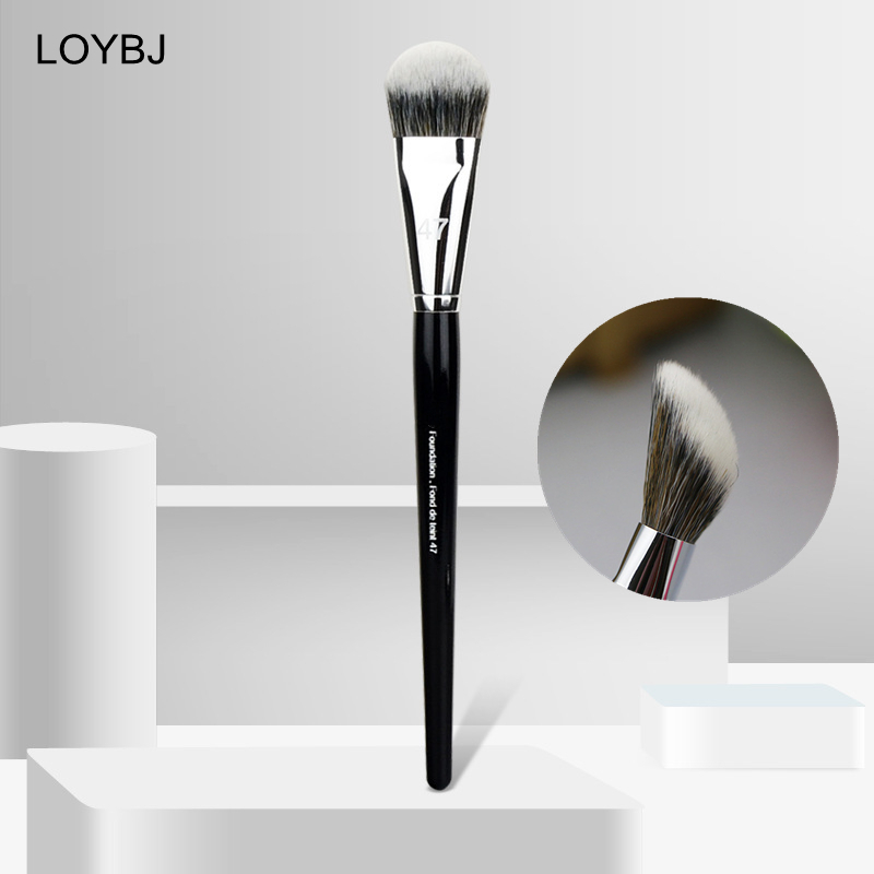 فرشاة أساس احترافية LOYBJ 47 رأس مكنسة لأساس سائل ظل خفيف فرشاة تجميل للوجه قاعدة جمال أدوات جمالية للنساء