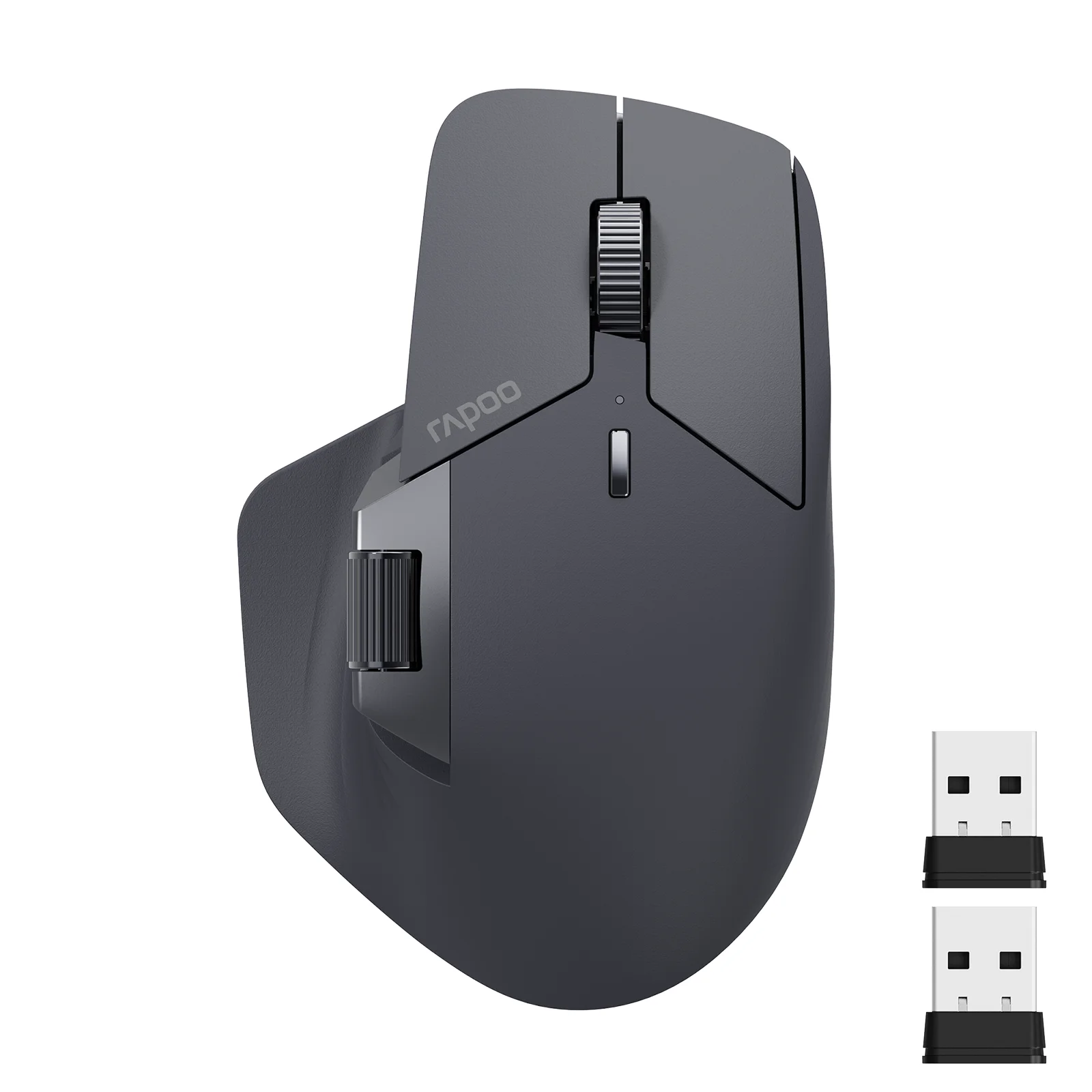 Rapoo MT760L/MT760M ماوس لاسلكي متعدد الأوضاع قابل لإعادة الشحن مريح 4000 ديسيبل متوحد الخواص يدعم ما يصل إلى 4 أجهزة ماوس بلوتوث