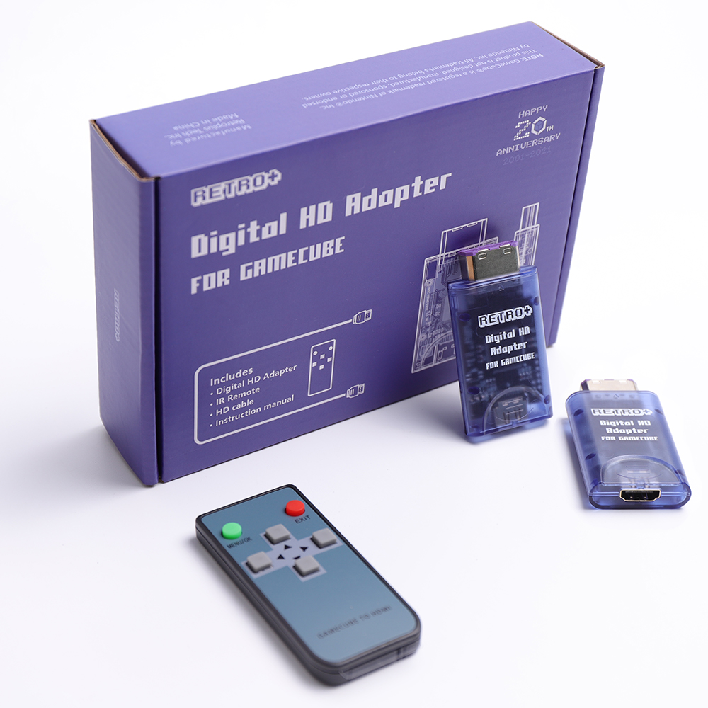 محول HDMI رقمي من Retroplus Tech لنينتندو Gamecube HDMI متوافق مع خط مزدوج لكابلات محول NGC ملحقات الألعاب