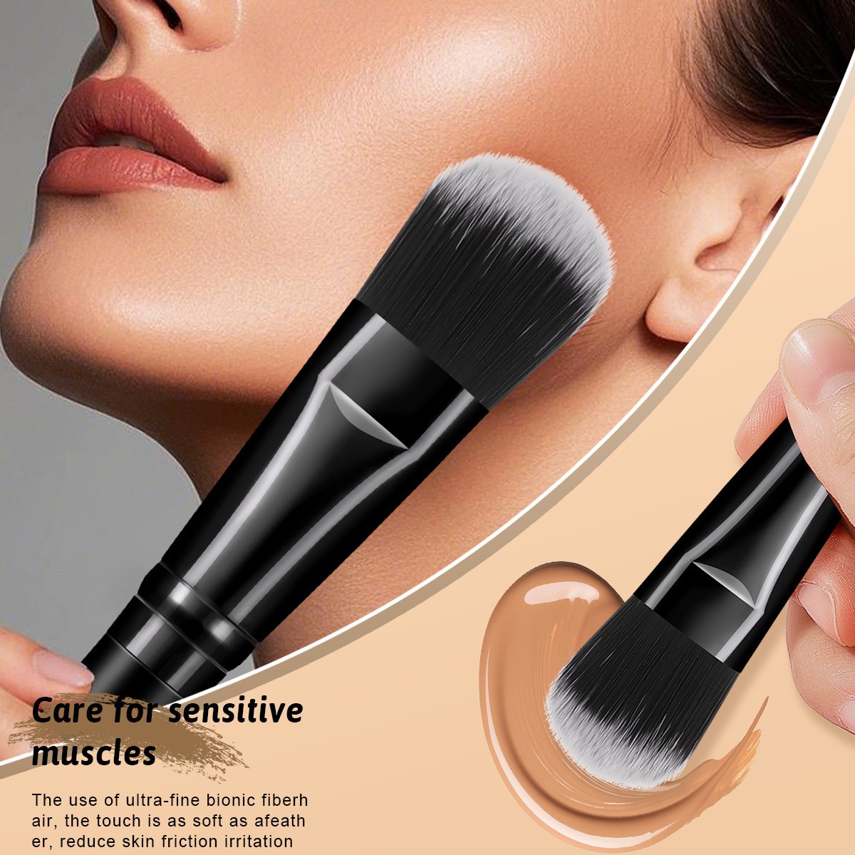 فرش مكياج 25 قطعة.foundation وكونتور وبلش