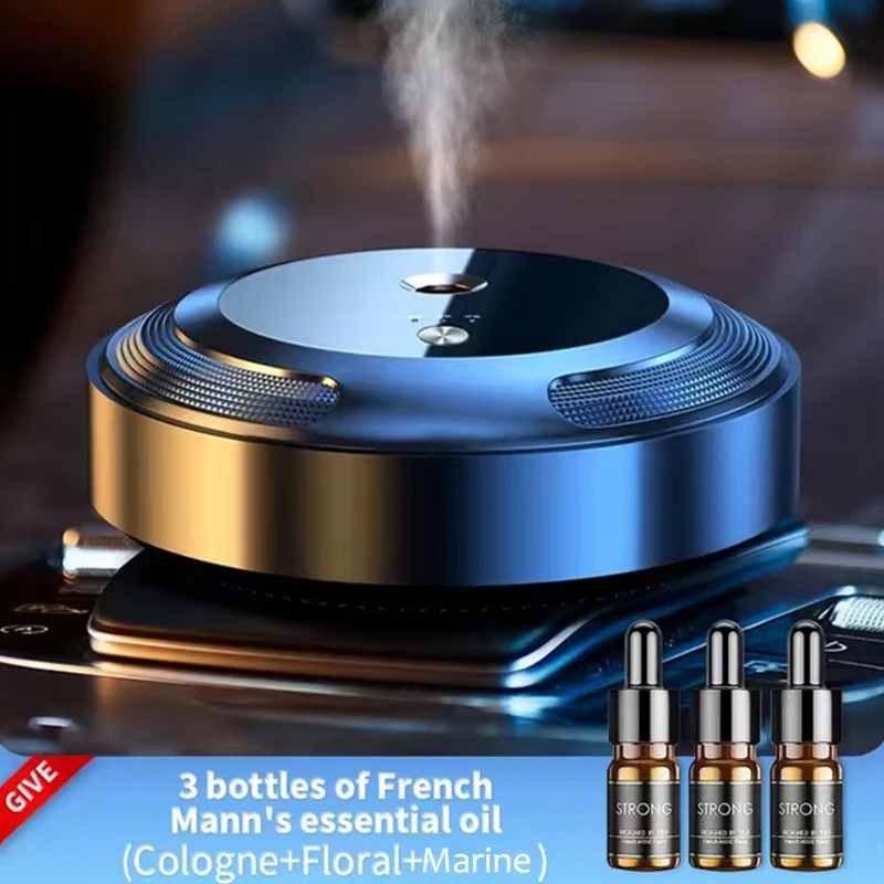 معطر هواء للسيارة الذكية، موزع عطر للسيارة، مرطب للزيوت العطرية، ملحقات داخلية للعلاج بالروائح العطرية