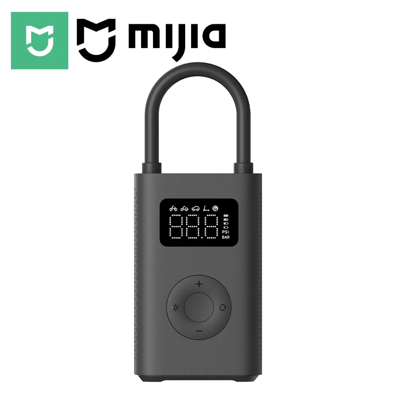 ​ ضاغط هواء محمول أصلي من MIJIA بقوة 2,150 رطل لكل بوصة مربعة، مع إيقاف تلقائي عند امتلاء الخزان، مضخة هواء، 6 أوضاع، خفيف الوزن وكهربائي