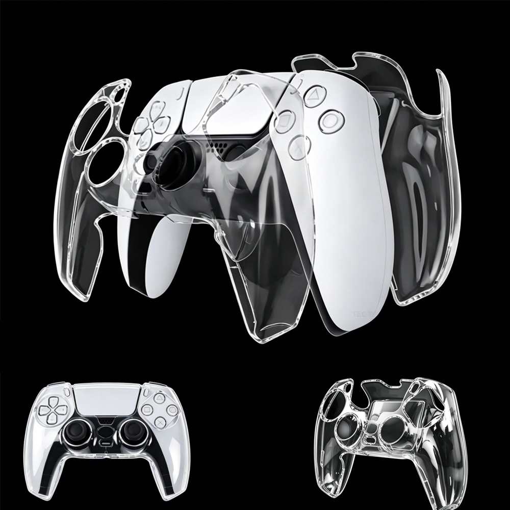 غلاف حماية شفاف لتحكم PS5
