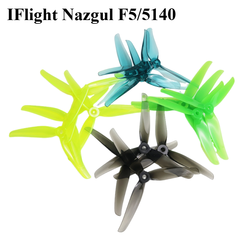 2 زوج IFlight Nazgul F5/5140 5 بوصة 3 شفرات/مروحة ثلاثية الشفرات وفتحة تركيب 5 مللي متر لطائرات بدون طيار FPV Racing 5 بوصة جزء 2807 111