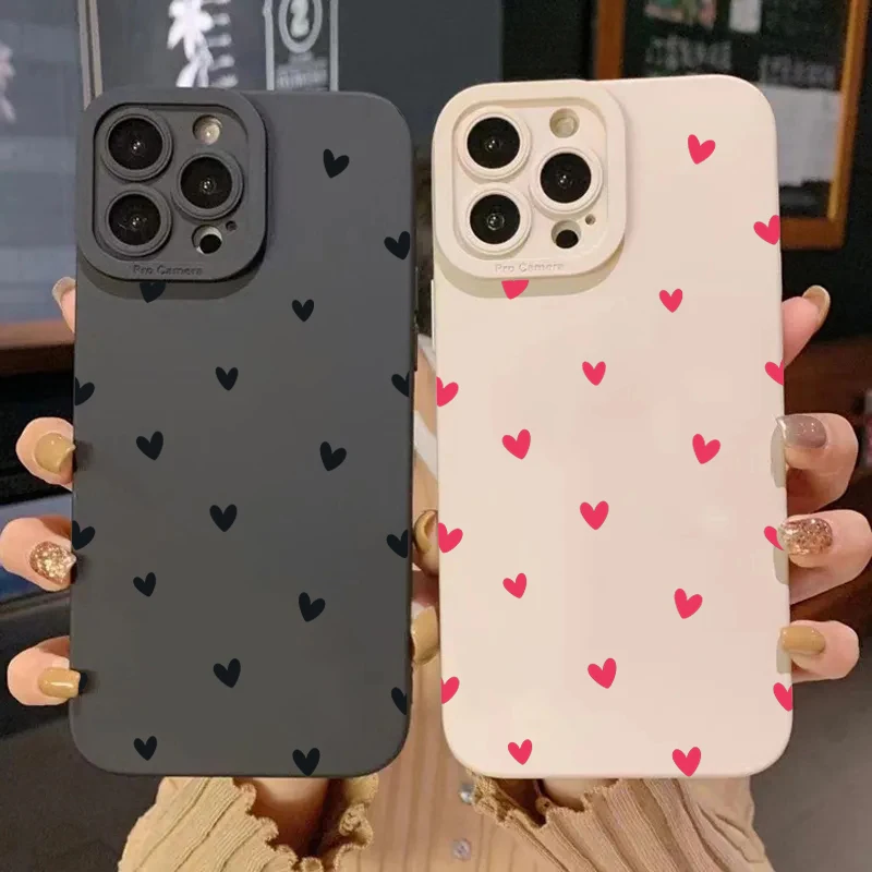 حافظة لهاتف آيفون 17 16 14 15 13 12 11 Pro Max X XR XS 7 8 15 16 Plus SE غطاء ناعم من السيليكون المقاوم للصدمات